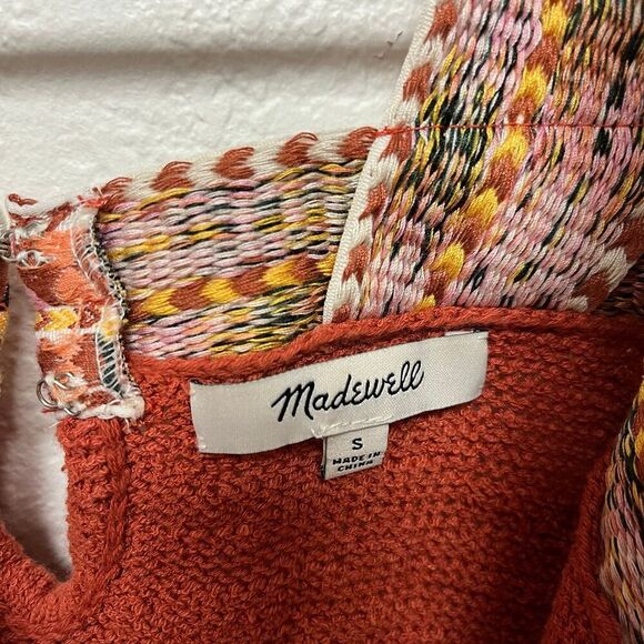 Madewell Embroidered Swing Sweater Tank size small - Picture 3 of 6